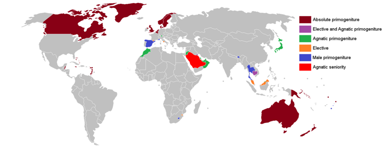 File:Order of succession (Primogeniture) in the monarchies of the World.png