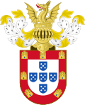 Thumbnail for File:Ornamented Royal Coat of Arms of Portugal (Philip I).svg