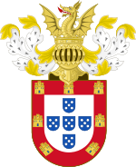 Ornamented Royal Coat of Arms of Portugal (Philip I).svg