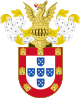 Ornamented Royal Coat of Arms of Portugal (Philip I).svg