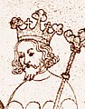 Depiction in the Zbraslav Chronicle by Peter of Zittau, 14th century
