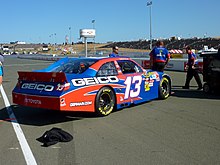 Max Papis' No. 13 car at the 2010 Toyota/Save Mart 350. P1010754 (4721702329).jpg