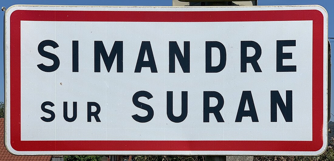 File:Panneau Entrée Simandre Suran Route Villereversure - Simandre-sur-Suran (FR01) - 2020-09-18 - 1.jpg