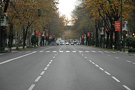 Il-Paseo del Prado, Madrid.