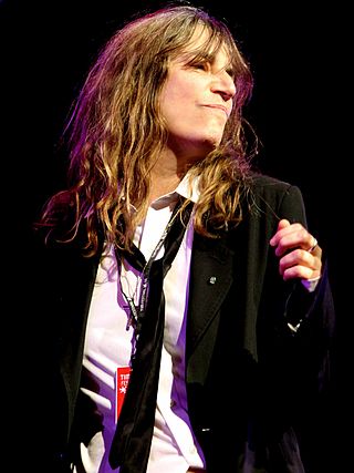 <span class="mw-page-title-main">Patti Smith</span> American singer, songwriter, author and poet