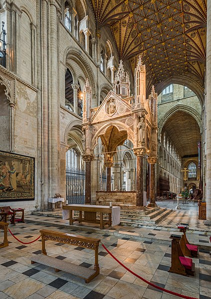 File:Peterborough Cathedral High Altar, Cambridgeshire, UK - Diliff.jpg