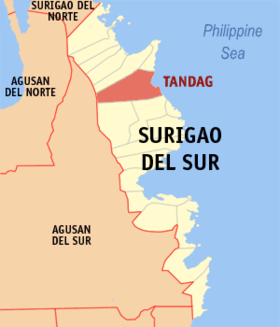 Mapa a pakabirukan ti Tandag