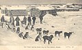 Photograph of postcard with mail team leaving Circle City for Ft. Gibson, Alaska (5285423143).jpg