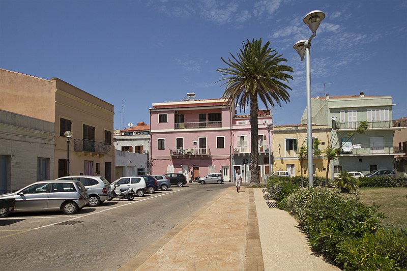 File:Piazza Pegli, Carloforte, Isola di San Pietro, Carbonia-Iglesias, Sardinia, Italy - panoramio.jpg