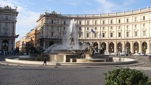 The Piazza della Repubblica, Rome Piazza de la Republica - Roma - panoramio.jpg