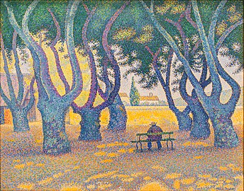 Place des Lices, 1893, oil on canvas, by Paul Signac