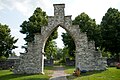 English: Portal of Tingstäde church on en:Gotland, viewed from west.