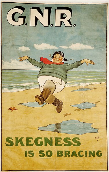"The Jolly Fisherman" in a 1908 poster