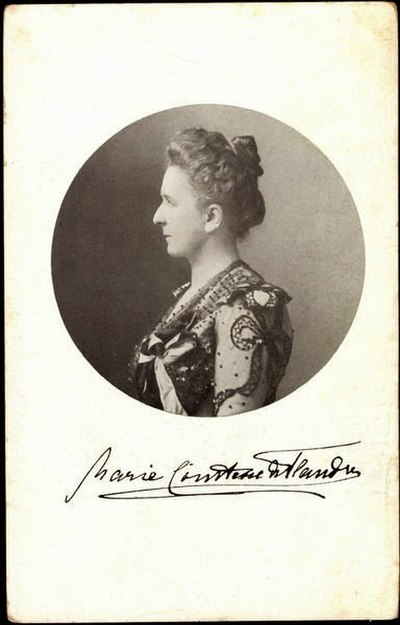 Marie of Hohenzollern-Sigmaringen, Countess of Flanders in middle age, 1880s