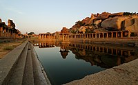 5. Pushkarni Tank opposite Krishna Temple, Hampi Author: Dey.sandip