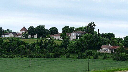 Ortskern von Puy-de-Fourches von Norden