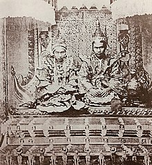 Queen Supayalat and King Thibaw