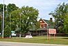 Rainy River Town Hall, formerly the town's train station.