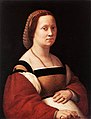 La donna gravida label QS:Len,"La donna gravida" label QS:Lpl,"Kobieta w ciąży" 1505-1506. Florence, Palazzo Pitti.