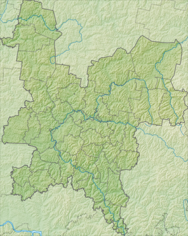 Kirovin alueen kartta
