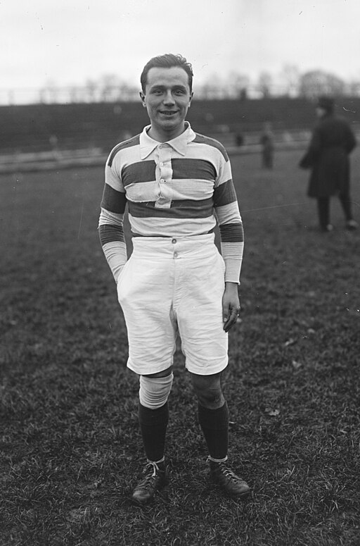 René Crabos le 1er janvier 1922 au stade de Colombes