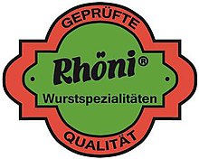 Logo der Firma Rhöni in Rasdorf, Osthessen, Deutschland – Hersteller von Wurstspezialitäten