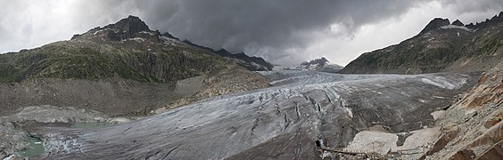 Rhône Glacier in Oberwald