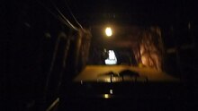 Fil: Riding on a mine car.webm