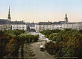 Kalkstraße and the promenade, between ca. 1890 and ca. 1900