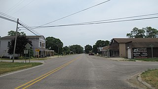 <span class="mw-page-title-main">Riverdale, Michigan</span> Census-designated place & unincorporated community in Michigan, United States