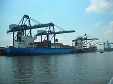 Saigon Port is one of five major ports in Vietnam, and is among the busiest container ports in the world SaigonPort1.JPG