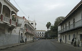 Maisons coloniales du quartier historique.