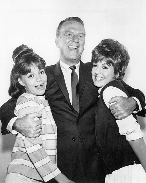 Don Porter with Sally Field and Betty Conner, 1965