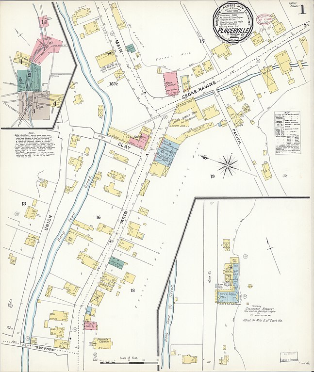 File:Sanborn Fire Insurance Map from Placerville, El Dorado County, California. LOC sanborn00762 ...