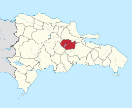 Province de Sánchez Ramírez - Localisation