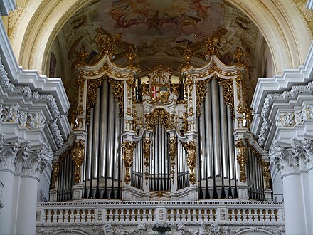 L'orgue de Saint-Florian.