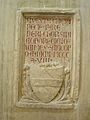 Santo spirito, cappella corsini, targa che ricorda fondazione cappella da neri corsini nel 1308.JPG