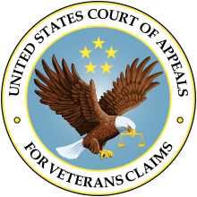 Seal of the U.S. Court of Appeals for Veterans Claims Seal of the United States Court of Appeals for Veterans Claims.svg