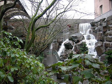 Waterfall Garden Park, Pioneer Square, Seattle, Washington