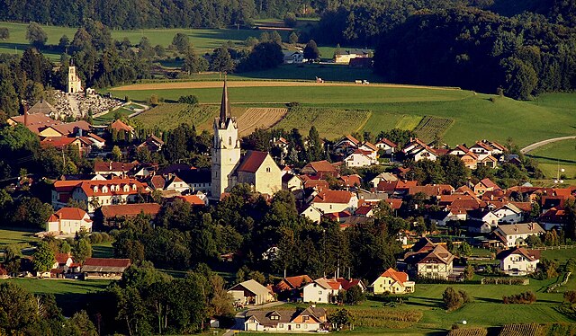 Vista de Šentrupert