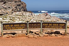 Schild am Kap der Guten Hoffnung