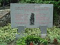 Stèle souvenir des huit jeunes du Maquis de Sombrun. Sombrun, Hautes-Pyrénées. France.