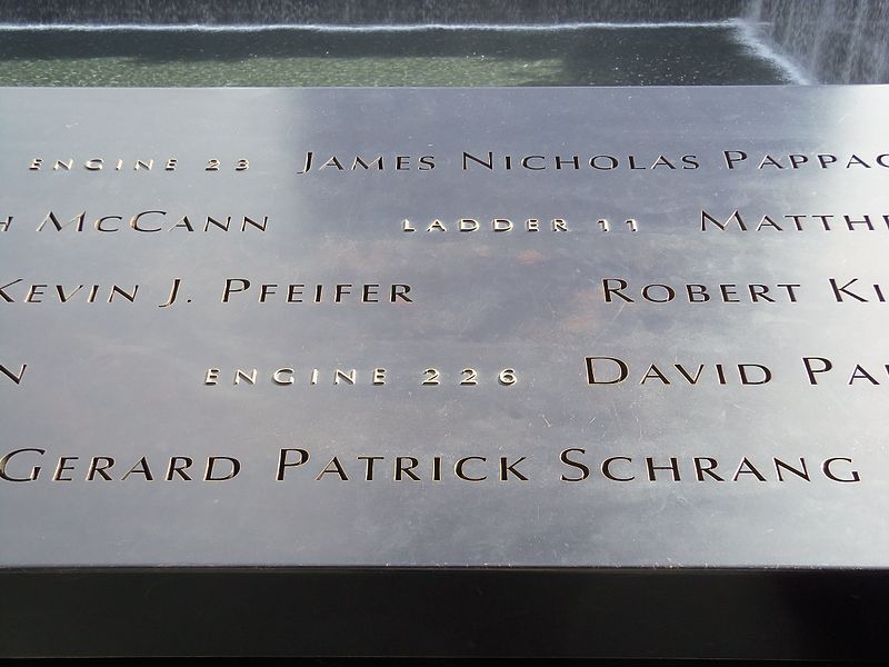 File:South Pool names National 9-11 Memorial.JPG