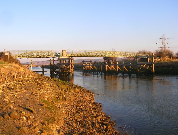 Southease swing bridge dates from 1880. It no longer opens.