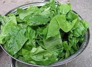 <span class="mw-page-title-main">Leaf vegetable</span> Plant leaves eaten as a vegetable