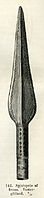 Bronze spear from Falköping, Västergötland (page 110).