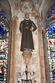 St Etheldreda, Ely Place, London EC1 - Nave statue - geograph.org.uk - 1613385.jpg