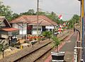 Bangunan lama Stasiun Way Tuba yang sudah tidak lagi digunakan