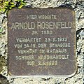 Stolperstein in Creglingen für Arnold Rosenfeld (27. Juni 2019)