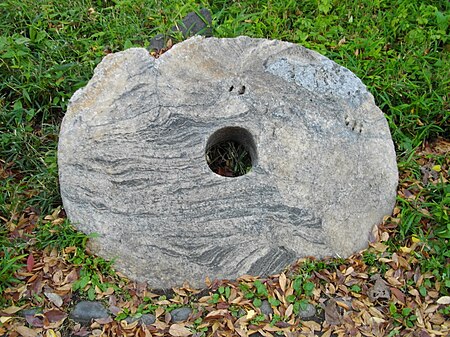 Stone money at Hibiya Park in Tokyo.JPG